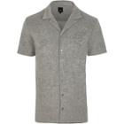 River Island Mens Towel Revere Print Slim Fit Shirt