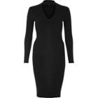 River Island Womens Ribbed Choker Bodycon Dress