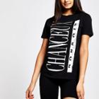 River Island Womens Diamante Print T-shirt