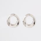 River Island Womens Silver Colour Ring Stud Earrings
