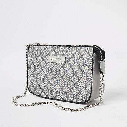 River Island Womens Ri Monogram Under Arm Bag