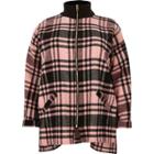 River Island Womens Plus Check Zip Shacket