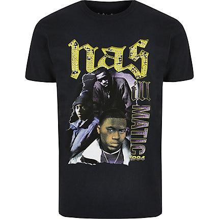 River Island Mens Nas Studded T-shirt