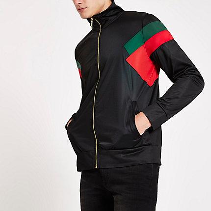 Criminal Damage Mens Criminal Damage Colour Block Zip Jacket