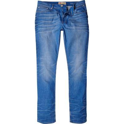 River Island Mens Mid Wash Sid Skinny Stretch Jeans