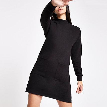 River Island Womens Patch Pocket Sweater Dress