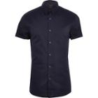 River Island Mens Muscle Fit Short Sleeve Shirt