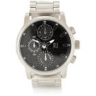 River Island Menssilver Tone Large Watch