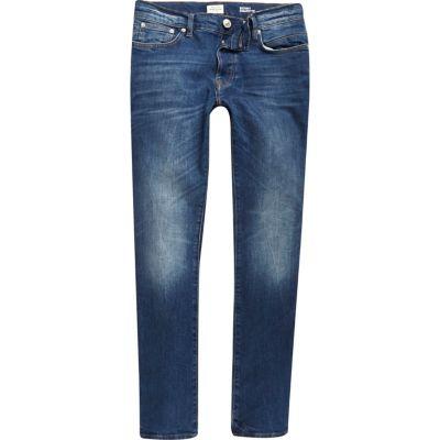 River Island Mens Wash Ronnie Cigarette Jeans