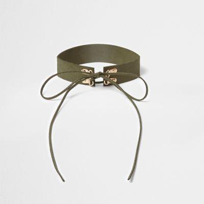 River Island Womens Bolo Corset Choker