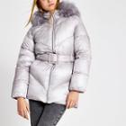 River Island Womens Diamante Embellished Puffer Jacket