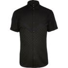 River Island Mens Big And Tall Chevron Ri Monogram Shirt