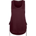 River Island Womens Gathered Side Tank