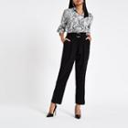 River Island Womens Petite Ring Tie Belted Culottes