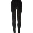River Island Womens Glitter Velvet Leggings