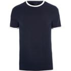 River Island Mens Ringer Muscle Fit T-shirt