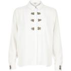 River Island Womens White Gem Embellished Shirt