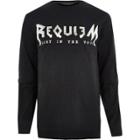 River Island Mens Tour Print Long Sleeve T-shirt