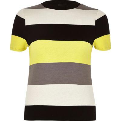River Island Womens Stripe Turtle Neck Top