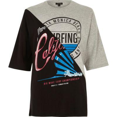 River Island Womens California Print Boyfriend T-shirt