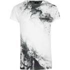 River Island Mens White Slim Fit 'mcmxci' Print T-shirt