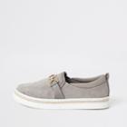 River Island Womens Snaffle Slip On Sneakers