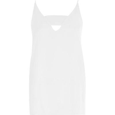 River Island Womens White V Insert Cami Top