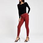 River Island Womens Molly Leopard Print Jeggings