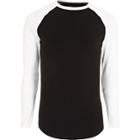 River Island Mensbig & Tall Raglan Sleeve T-shirt