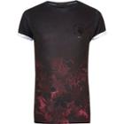 River Island Mens Faded Floral Print T-shirt