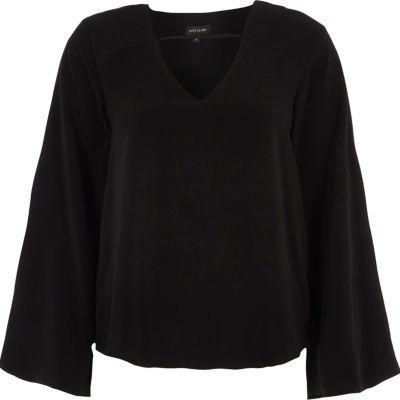 River Island Womens Twist Back Long Sleeve Top