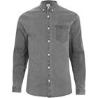 River Island Mens Washed Muscle Fit Denim Shirt