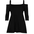 River Island Womens Lace Back Cold Shoulder Top