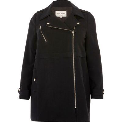 River Island Womens Plus Biker Coat