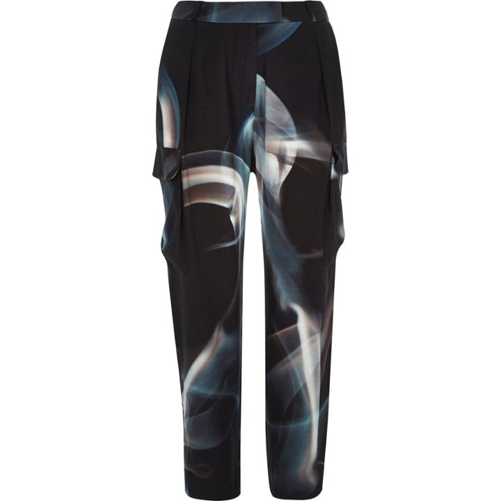 River Island Womens Design Forum Smoke Print Pants