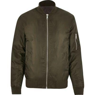 River Island Mens Padded Ma1 Bomber Jacket