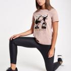 River Island Womens Snake 'honesty' Print T-shirt