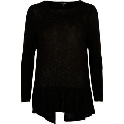River Island Womens Long Sleeved Peplum Top