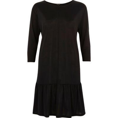 River Island Womens Frill Drop Hem Smock Dress