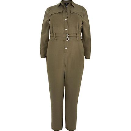 River Island Womens Plus Utility Jumpsuit