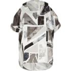 River Island Womens Print Satin Cold Shoulder V-neck Top