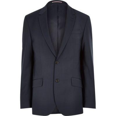 River Island Mens Wool-blend Tailored Suit Jacket