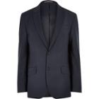 River Island Mens Wool-blend Tailored Suit Jacket