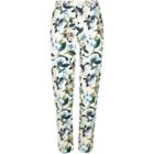 River Island Mens White Skinny Fit Floral Suit Trousers