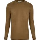 River Island Menslight Chunky Ribbed Muscle Fit Top