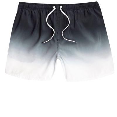 River Island Mens Big And Tall Dip Dye Swim Shorts