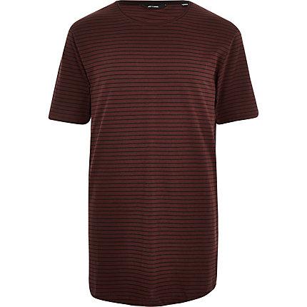 River Island Mens Big And Tall Only And Sons Stripe T-shirt