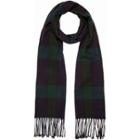 River Island Mensnavy Check Tassel Scarf