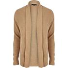 River Island Mens Textured Knitted Cardigan