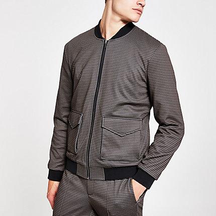 River Island Mens Skinny Utility Bomber Jacket